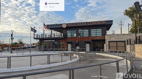 A building with the sign "Millcreek Common" is shown in the image.