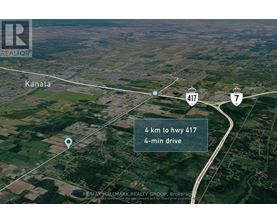 A map shows a 4 km drive to highway 417.