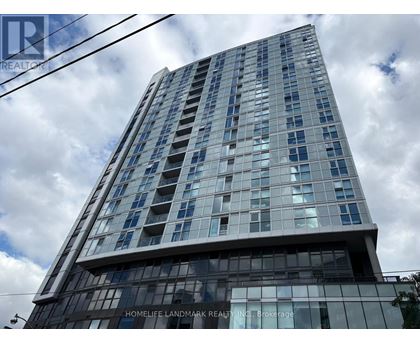 A tall building with a sign that reads "Homelife Landmark Realty Inc Brokerage".