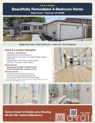 36740 Theta Court 4 Beds Apartment for Rent