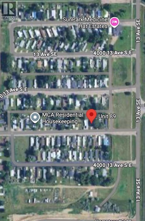 A map shows a residential area with a marker for Unit 89.