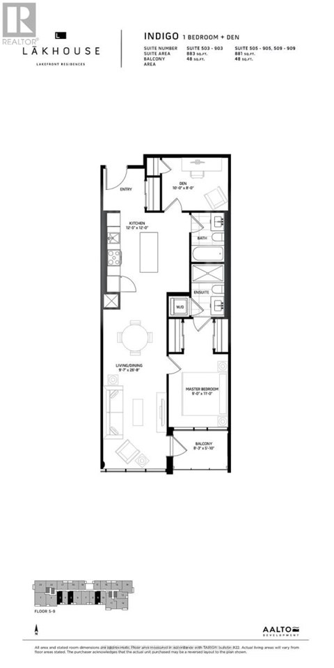 A black and white image of a floor plan for an apartment.