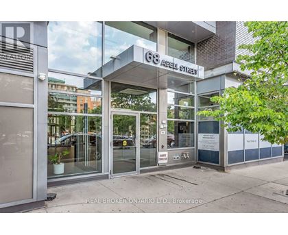 The front of a building with the number 68 on it.