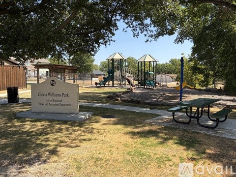 A park with a sign that says Gloria Williams Park.