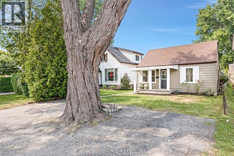 A house with a large tree in front of it.