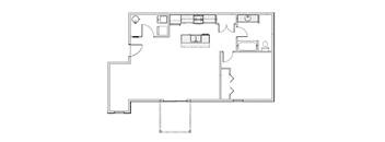 1 Bedroom, 1 Bathroom