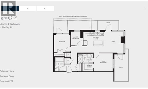 A black and white image of a floor plan for a home with a living room, kitchen, and bathroom.