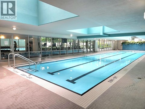A swimming pool with the number 10 on the side.