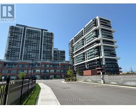 Two modern buildings are shown in the image.