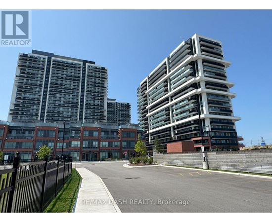 Two modern buildings are shown in the image.