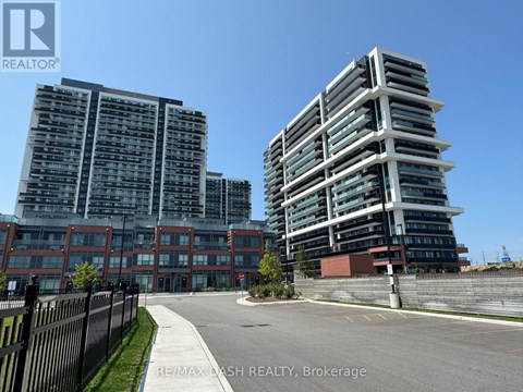 Two modern buildings are shown in the image.