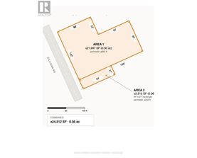 A map shows two areas, one is 21,997 square feet and the other is 2,515 square feet.