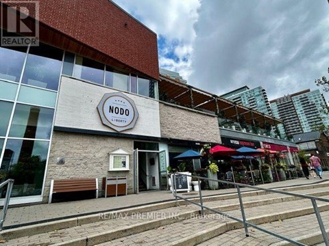 The front of a building with a sign that says NODO.