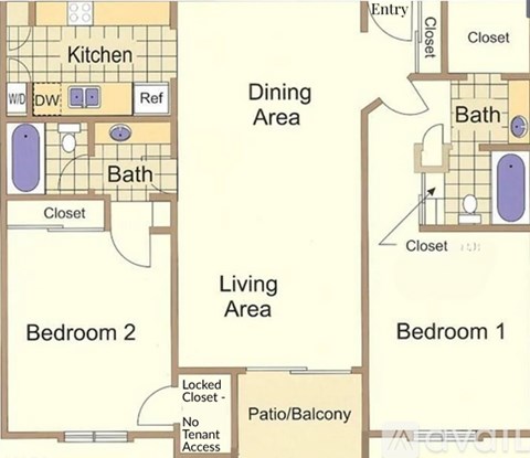 3825 East Camelback Road 2 Beds Apartment for Rent