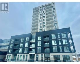 A tall building with a sign that reads "Corban Horizon Realty" in front of it.