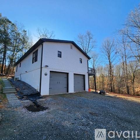 A two-car garage is available for rent.