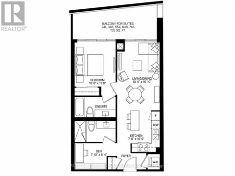 744 - 9471 YONGE STREET 2 Beds Apartment for Rent