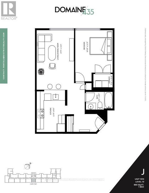 A floor plan for a property at 135 Domain Road shows a layout with two bedrooms, two bathrooms, and a living area.