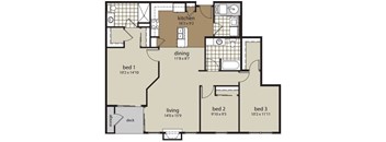 3L 1342 sf