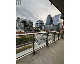A view from a balcony overlooking a cityscape with the words "SMART Brokerages" visible on the image.
