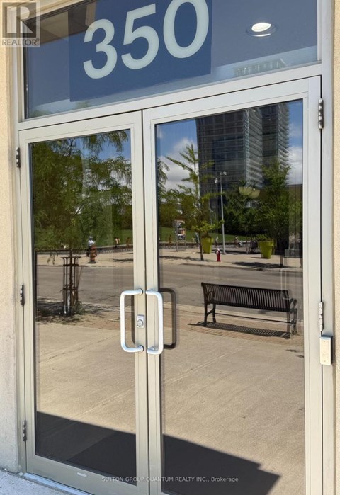 The door has a glass window and a handle.