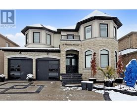 A large house with a balcony and a sign that says "38 Sandman Avenue".