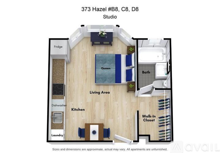 373 Hazel Ave Studio Condo for Rent - Photo gallery 2