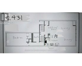 A swimming pool with the words "DEEP AREA" on the floor.