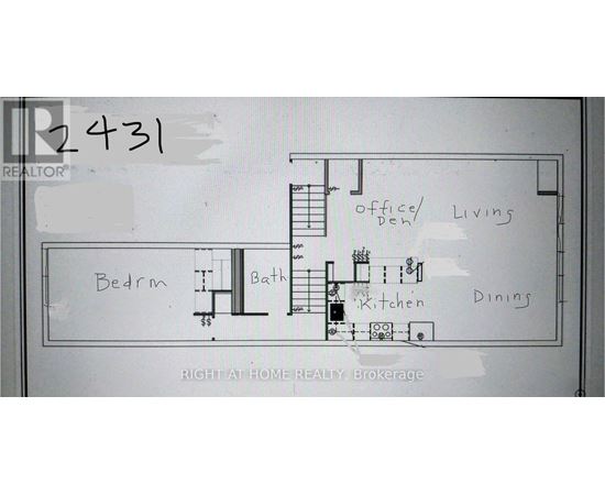 A swimming pool with the words "DEEP AREA" on the floor.