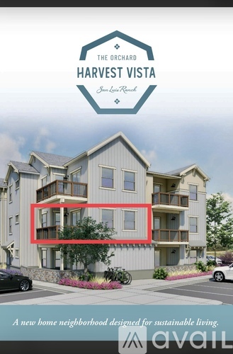 A poster for a new home neighborhood called The Richard Harvest Vista.