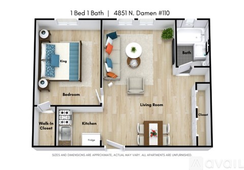 4851 N Damen Ave 1 Apartment for Rent