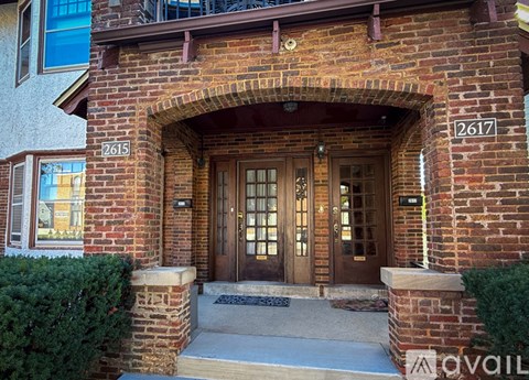 A brick building with the number 2617 on it.