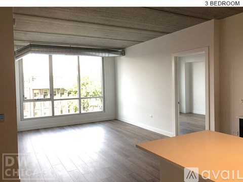 A 3 bedroom apartment is available for rent.