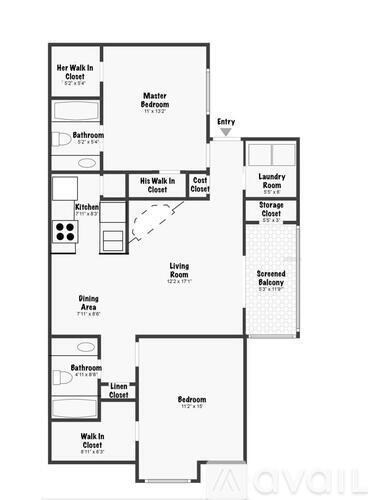 9100 Doctor Martin Luther King Junior Street North 2 Beds Apartment for Rent