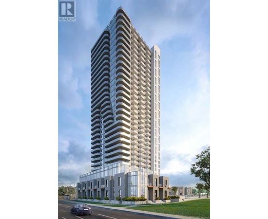 A modern building with a curved design is depicted in the image.