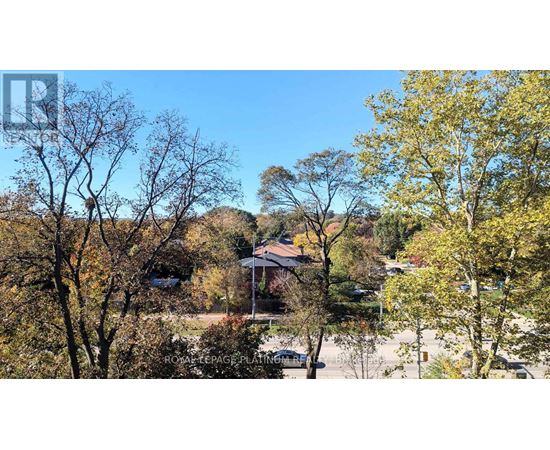 A house surrounded by trees in autumn.