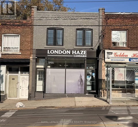 A storefront with a sign that says London Haze Cannabis.