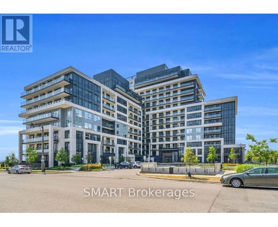 A modern multi-story building with the words "SMART Brokerages" on the front.