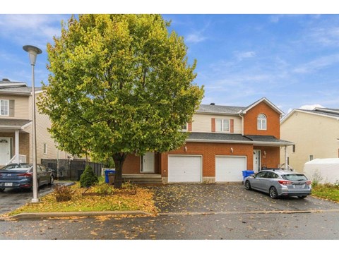A house with a tree in front of it.