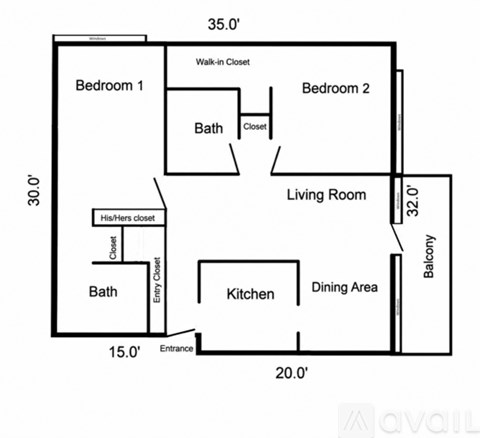 280 Marin Boulevard 2 Beds Apartment for Rent