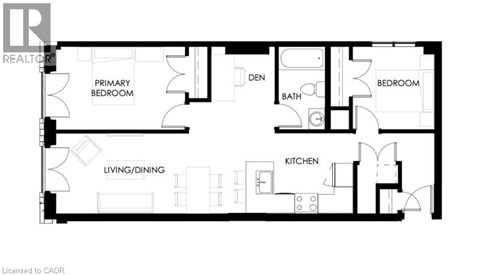 169 JAMES Street S Unit# 804 2 Beds Apartment for Rent