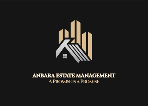 An image of a logo for Anbara Estate Management with the tagline "A Promise is a Promise".