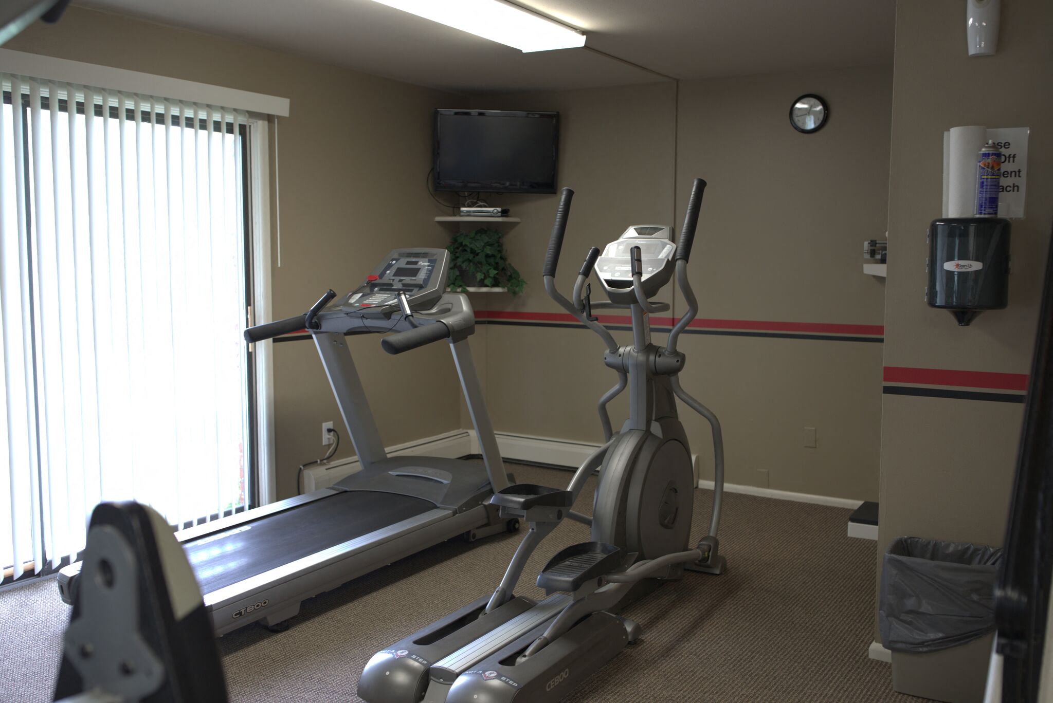 workout accessories at Woodmere Townhomes, Cedarburg, Wisconsin