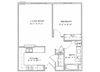 One Bedroom (Income Limits Per Household: 1 person - $35,460/ 2 person $40,560