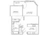 One Bedroom w/Patio (Income Limits Per Household: 1 person - $35,460/ 2 person $40,560)