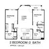 Two Bedroom Two Bath w/Patio