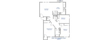 3 Bedroom, 2 Bath