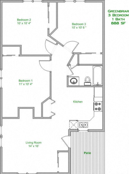 400-434 Butch Cassidy Drive 2-3 Beds Apartment, Affordable for Rent - Photo Gallery 24