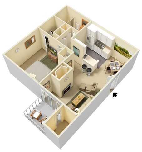 Floor Plans of Vue at 3600 in Richmond, CA