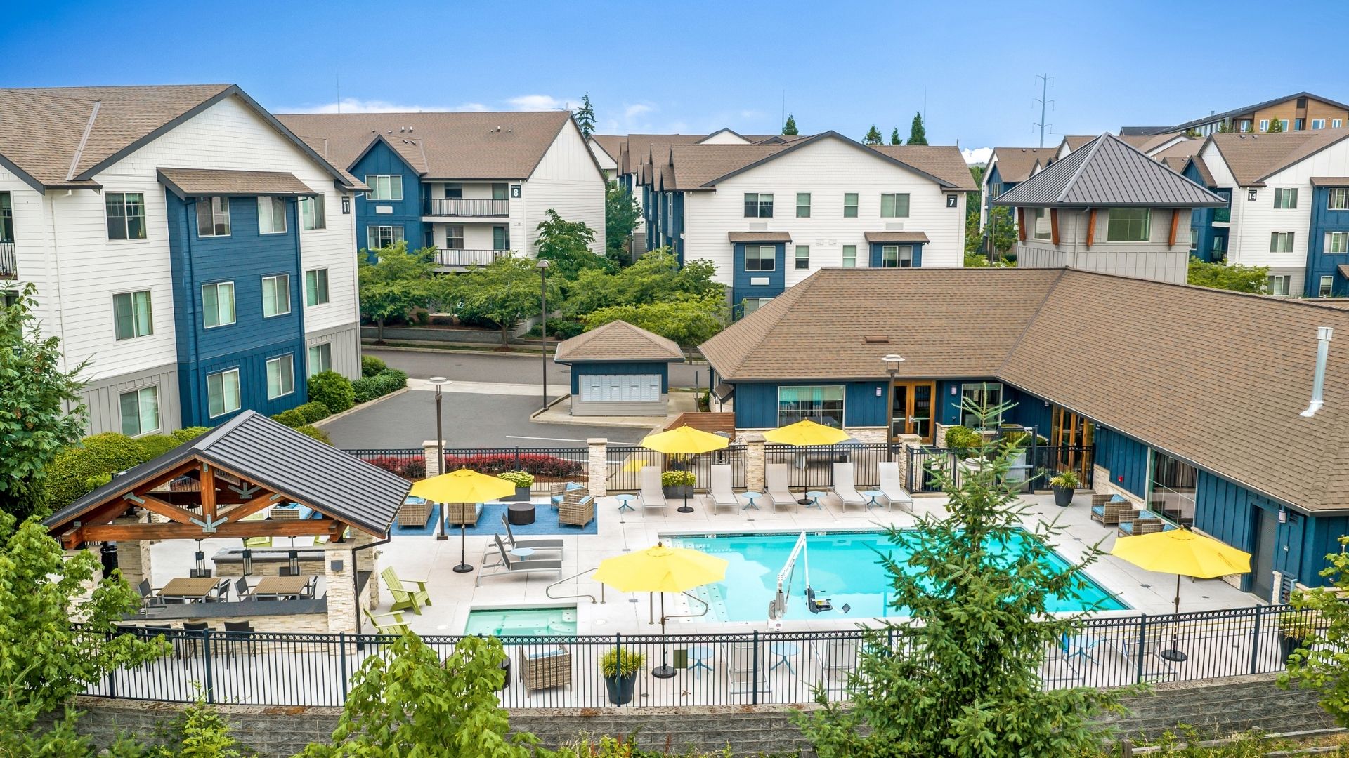 Beaverton apartments near Max Blue Line and Nike - Victory Flats Pool